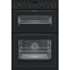 GRADE A2 - Neff U14M42S5GB built-in double oven Electric Built-in  in Black