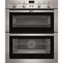 Neff U17M42N3GB Electric Built-under Double Oven - Stainless Steel