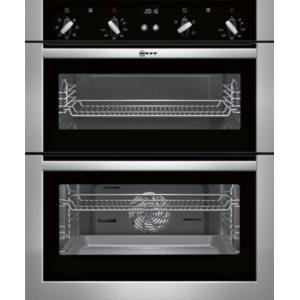 GRADE A1 - Neff U17M42N5GB Multifunction Built-under Double Oven Stainless Steel