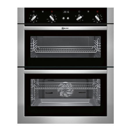 Neff U17M42N5GB Multifunction Built-under Double Oven Stainless Steel