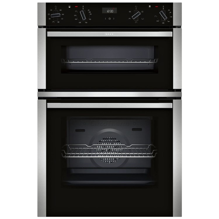 Neff N50 U1ACE2AN3B Built-In Double Oven - Stainless Steel