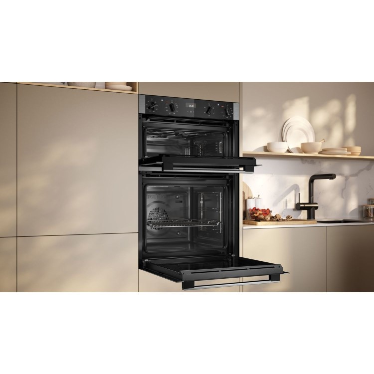 Neff N50 Built-In Double Oven - Stainless Steel