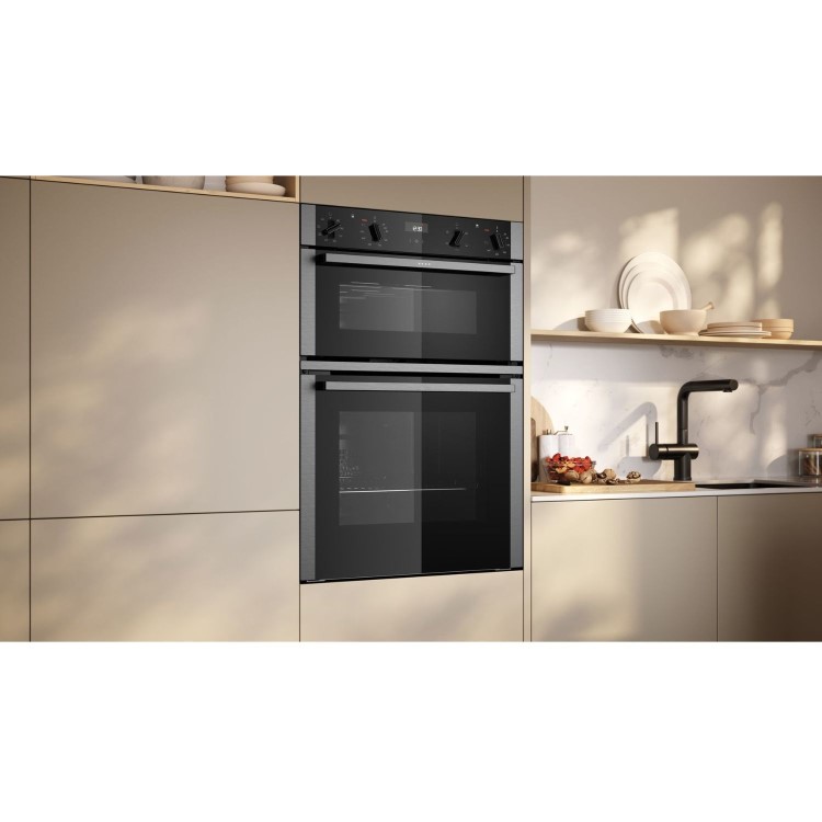 Neff N50 U1ACE2AN3B Built-In Double Oven - Stainless Steel