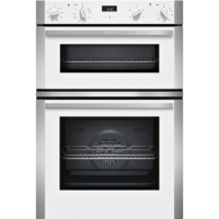 GRADE A1 - Neff U1ACE2HW0B N50 7 Function Built-in Double Oven With LCD Display - White