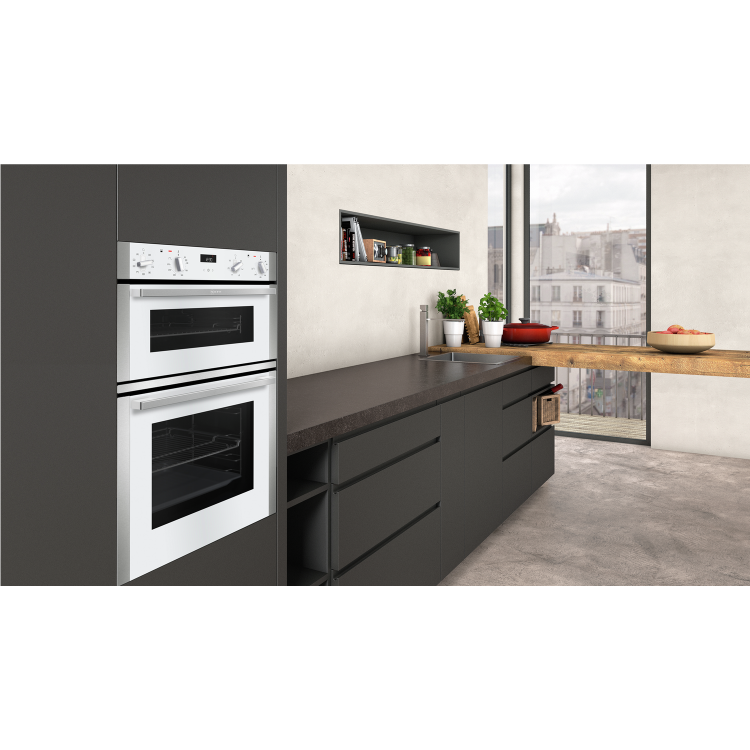 GRADE A1 - Neff U1ACE2HW0B N50 7 Function Built-in Double Oven With LCD Display - White