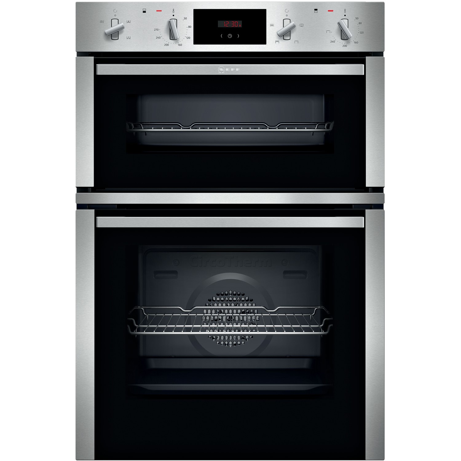 Refurbished Neff N30 U1CHC0AN0B 60cm Double Built In Electric Oven Stainless Steel