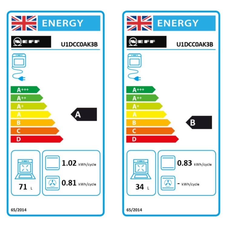 Neff N30 U1DCC0AK3B Electric Built-In Double Oven - Black  