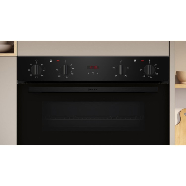 Neff N30 Electric Built-In Double Oven - Black