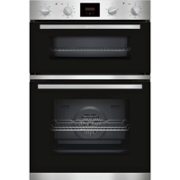 GRADE A2 - Neff U1HCC0AN0B 5 Function Electric Built In Double Oven With LCD Display - Stainless Steel