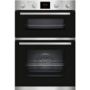 GRADE A2 - Neff U1HCC0AN0B 5 Function Electric Built In Double Oven With LCD Display - Stainless Steel