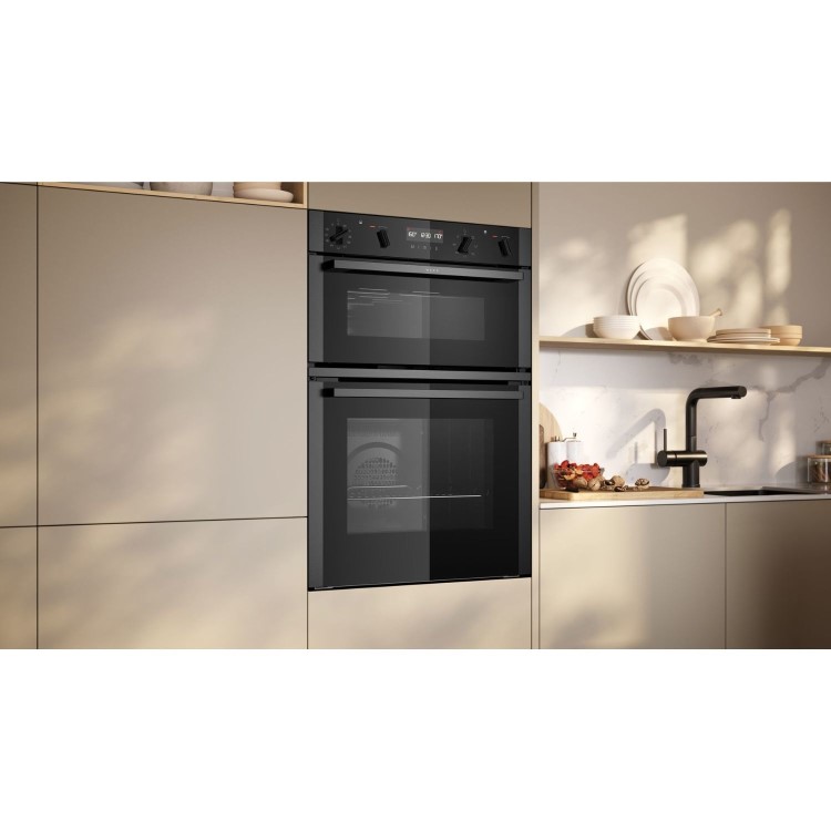 Neff N50 Built-In Double Oven - Graphite