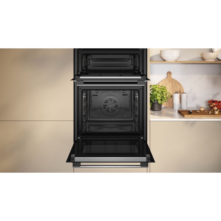 Neff N50 U2ACH7AN7B Built-In Double Oven - Stainless Steel