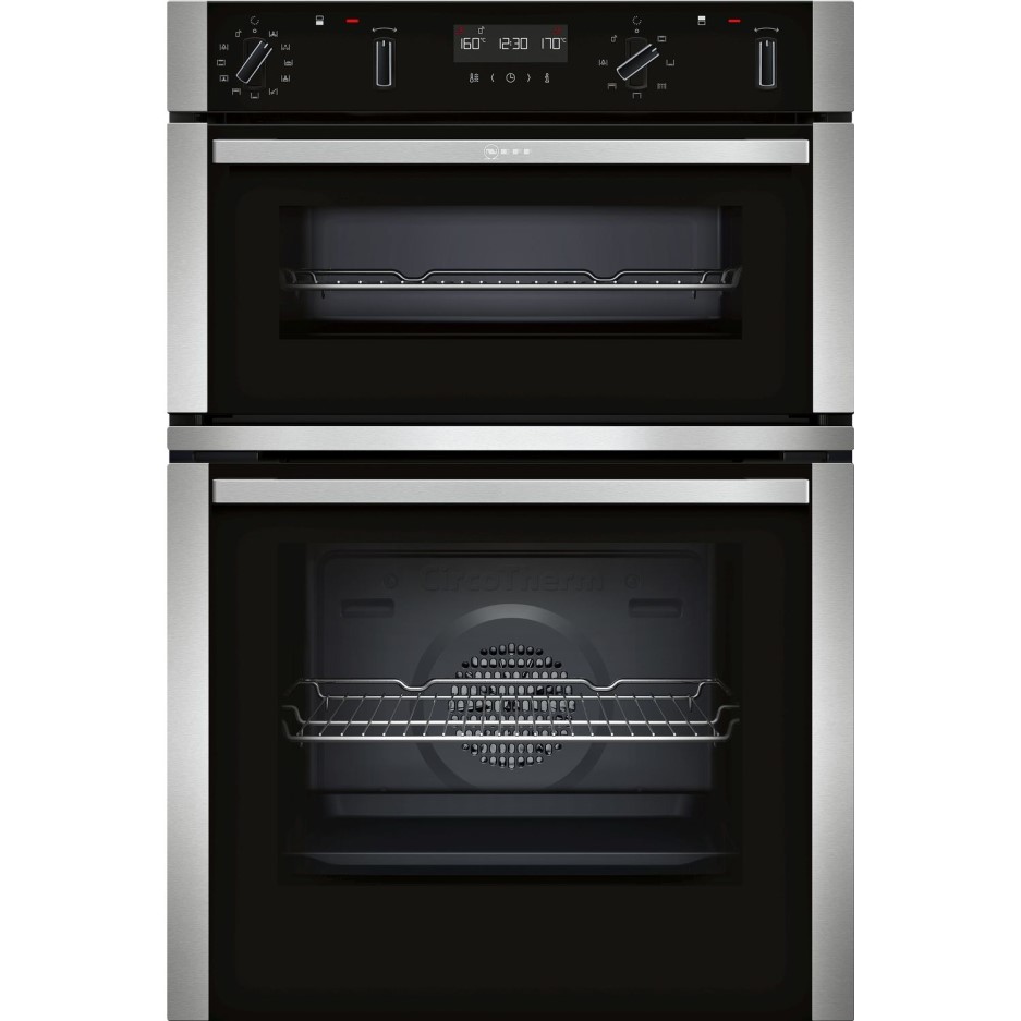 Neff N50 Electric Built In Double Oven with Pyrolytic Cleaning & Meat