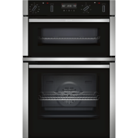 GRADE A3 - NEFF U2ACM7HN0B N50 8 Function Electric Built In Double Oven - Stainless Steel