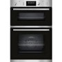 Refurbished Neff N50 U2GCH7AN0B 60cm Double Built In Electric Oven Stainless Steel
