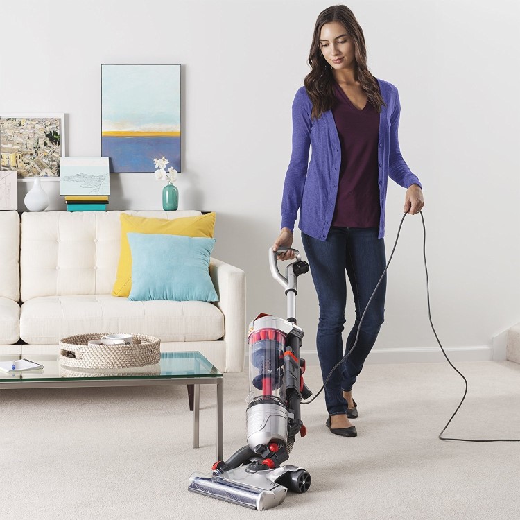 Vax U88AMTE Air Total Home Bagless Upright Vacuum Cleaner White Grey And Red