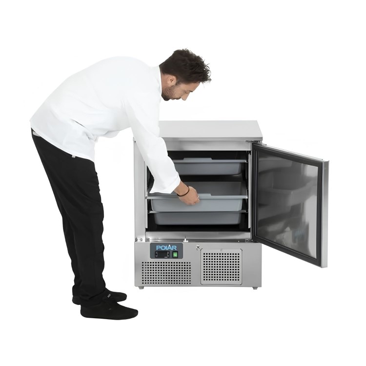 Polar U-Series Undercounter Fish Fridge - 140Ltr with 3 Fish Trays