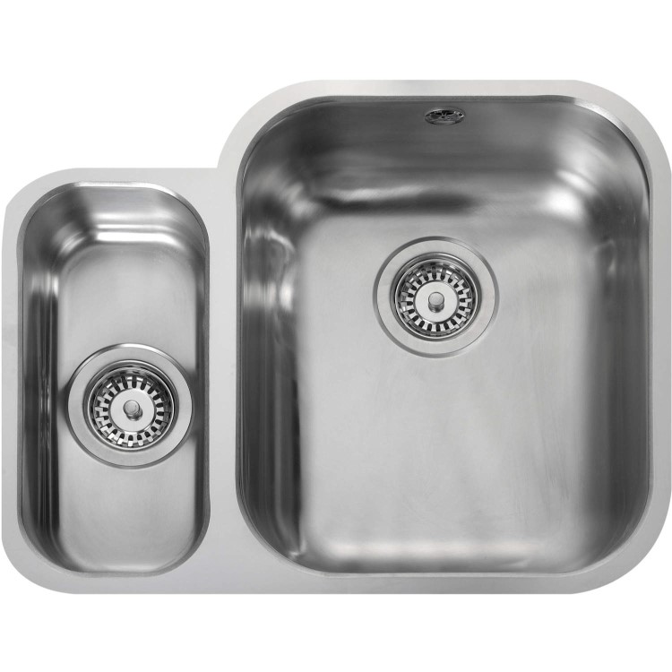 Rangemaster UB3515L Classic Undermount 350x420 156x342 1.5 Bowl LHD Stainless Steel Sink