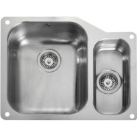 Rangemaster UB3515R Classic Undermount 350x420 156x342 1.5 Bowl RHD Stainless Steel Sink