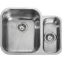 Rangemaster UB3515R Classic Undermount 350x420 156x342 1.5 Bowl RHD Stainless Steel Sink