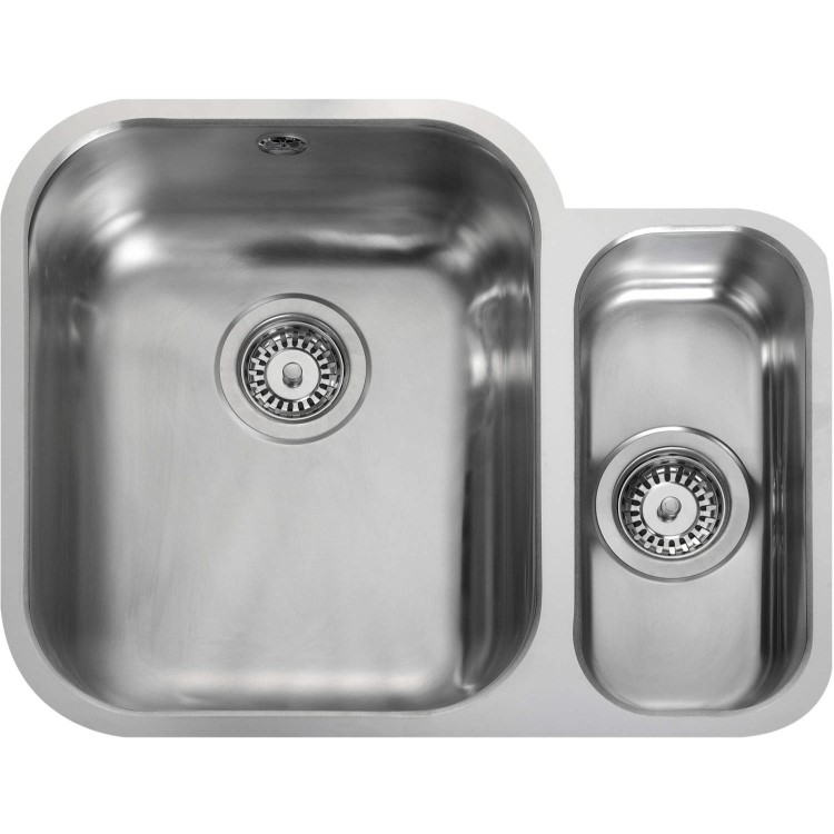 Rangemaster UB3515R Classic Undermount 350x420 156x342 1.5 Bowl RHD Stainless Steel Sink