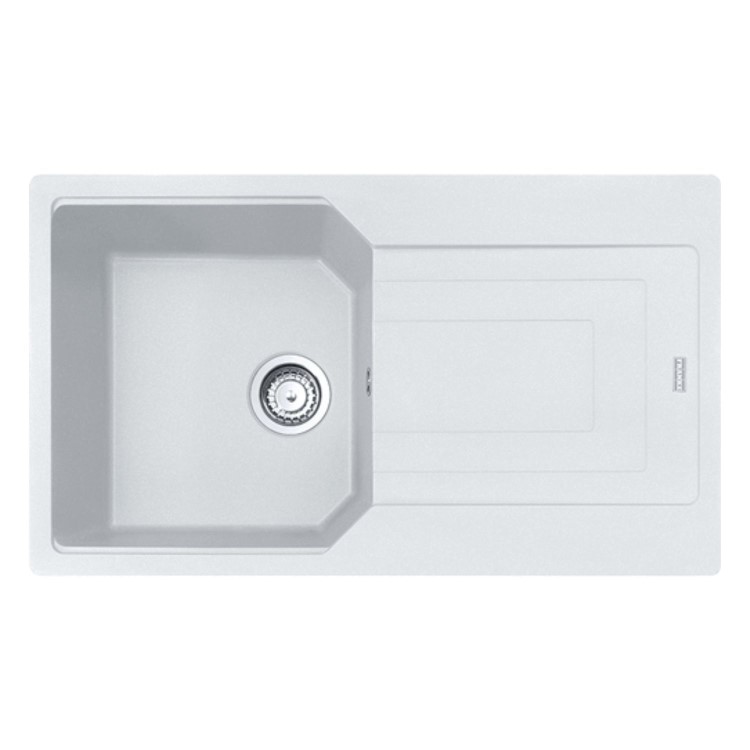 Urban Granite Inset Kitchen Sink - Polar White