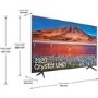 Ex Display - Samsung UE43TU7100KXXU 43" 4K Ultra HD HDR10+ Smart LED TV with TV Plus & Adaptive Sound