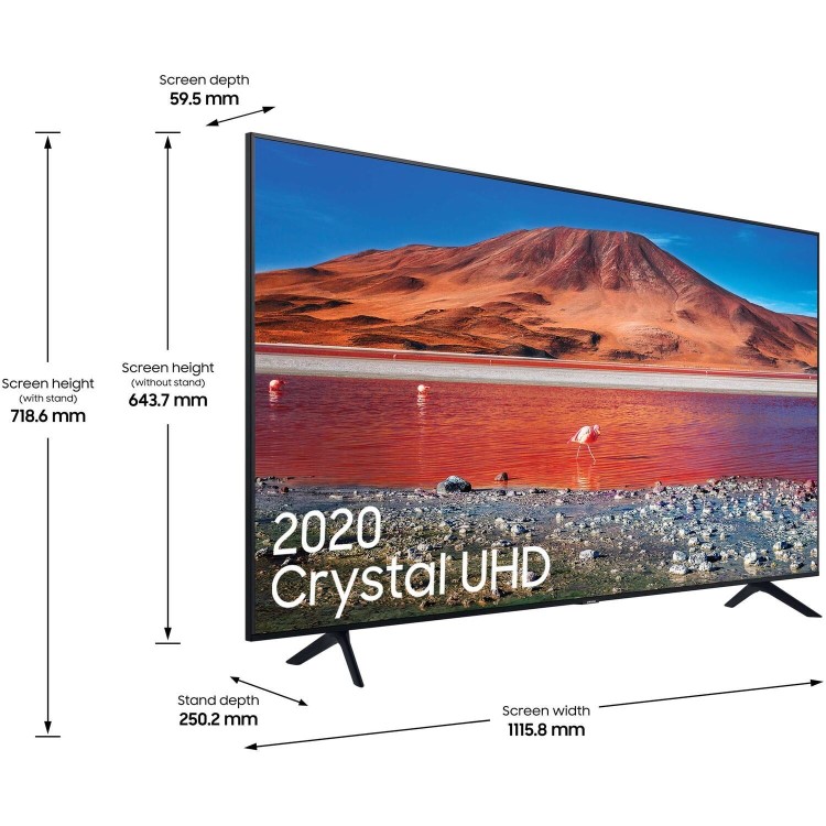 Samsung UE50TU7000KXXU 50" 4K Ultra HD HDR Smart LED TV with Adaptive Sound