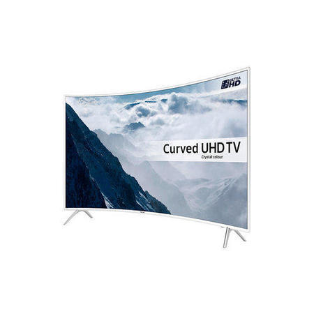 Samsung UE55KU6510 55" 4K HDR Ultra-HD Curved Smart LED TV 1600 PQI White