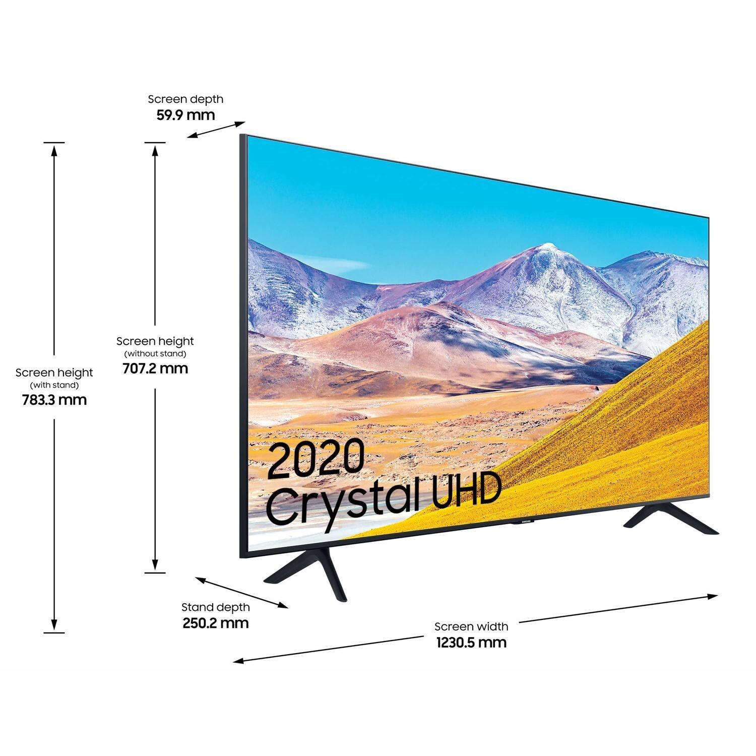 Samsung tu8000 discount 55 inch