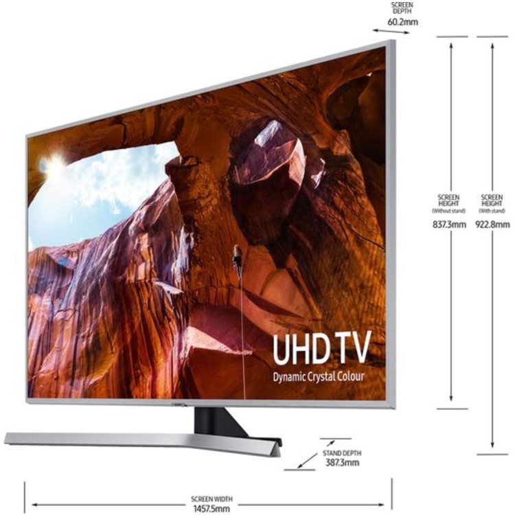 Refurbished Grade A2 - Samsung UE65RU7470UXXU 65" Smart 4K Ultra HD HDR LED TV with Bixby