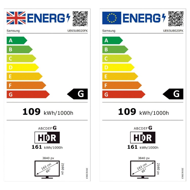 Samsung UE65U8020FKXXU 65" Crystal UHD – 4K Ultra HD HDR Smart TV with Tizen OS
