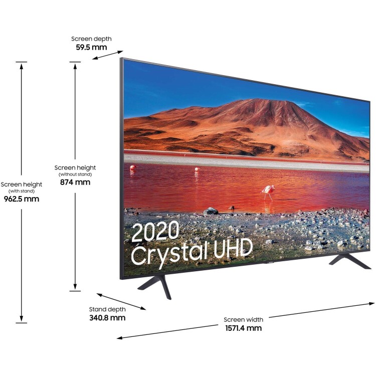 Refurbished Samsung 70" 4K Ultra HD with HDR10+ LED Freeview Play Smart TV