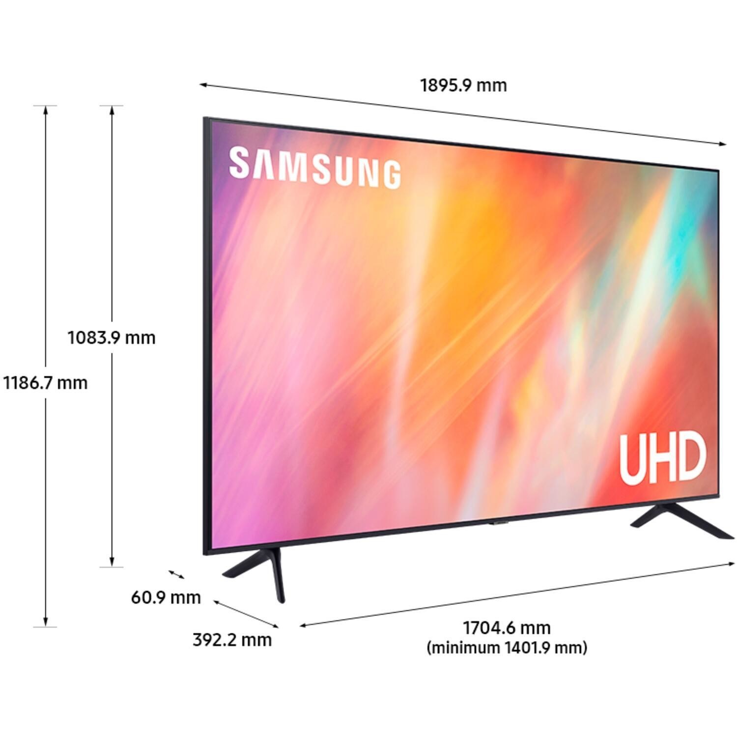 Samsung AU7100 85 Inch 4K HDR Smart TV UE85AU7100KXXU Appliances Direct