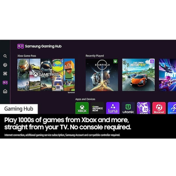 Refurbished Samsung Crystal 43" 4K Ultra HD with HDR10+ Freeview LED Smart TV