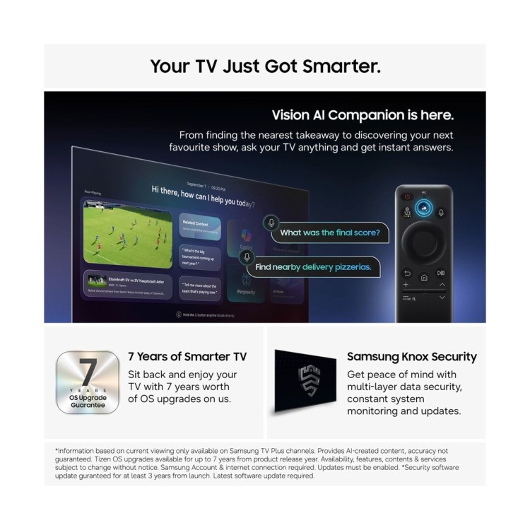 Samsung UE98U9000HKXXU 98" Crystal UHD - 4K Ultra HD HDR Smart TV with Tizen OS