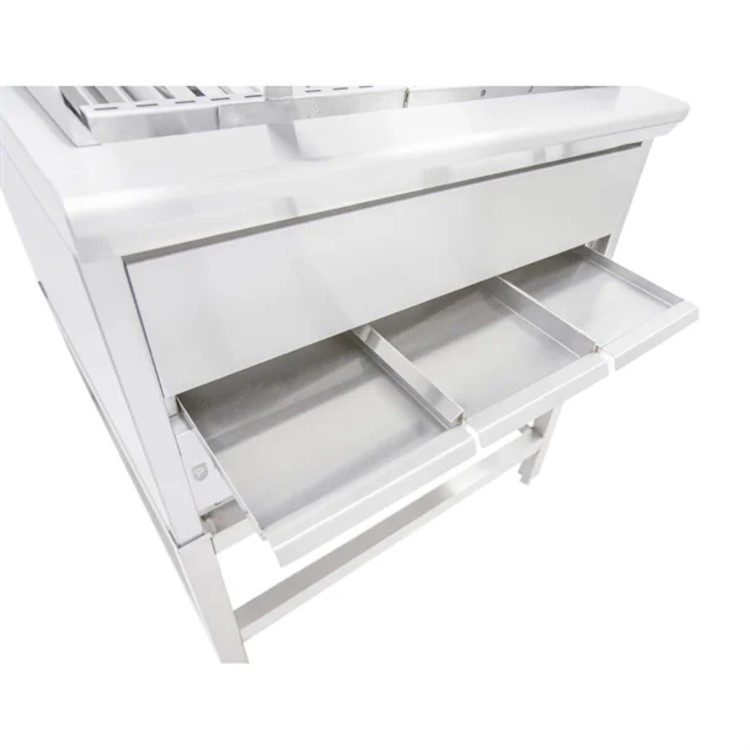 Parry UGC8N - Heavy Duty Radiant Lavaless Chargrill. 800mm Wide. 4 Burners. Dual Zone Control. Natural Gas. Made In Britain. 2 Years Full Manufacturers warranty