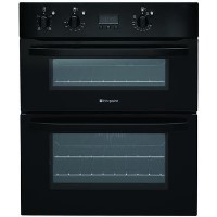 Hotpoint UH53K Newstyle Circulaire Electric Built Under Double Oven in Black