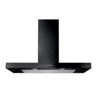 Rangemaster 110cm Slimline Chimney Cooker Hood - Black