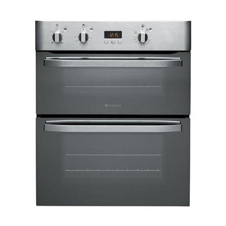 Hotpoint UHS53X Newstyle Circulaire Electric Built Under Double Oven - Stainless Steel