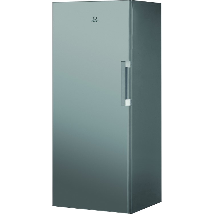 GRADE A3 - INDESIT UI41S 185 Litre Freestanding Upright Freezer 142cm Tall A+ Energy Rating 59.5cm Wide - Silver