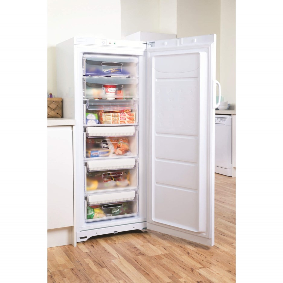 Indesit UIAA10 60cm Wide 150cm High Upright Freestanding Freezer