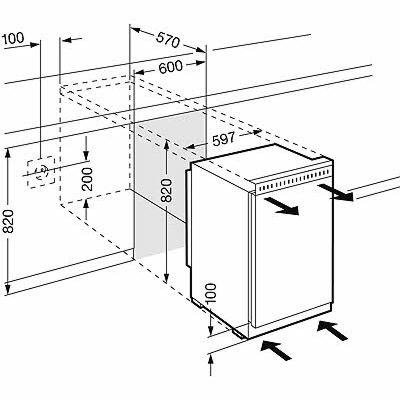 GRADE A1 - As New - Liebherr Integrated Under Counter Fridge