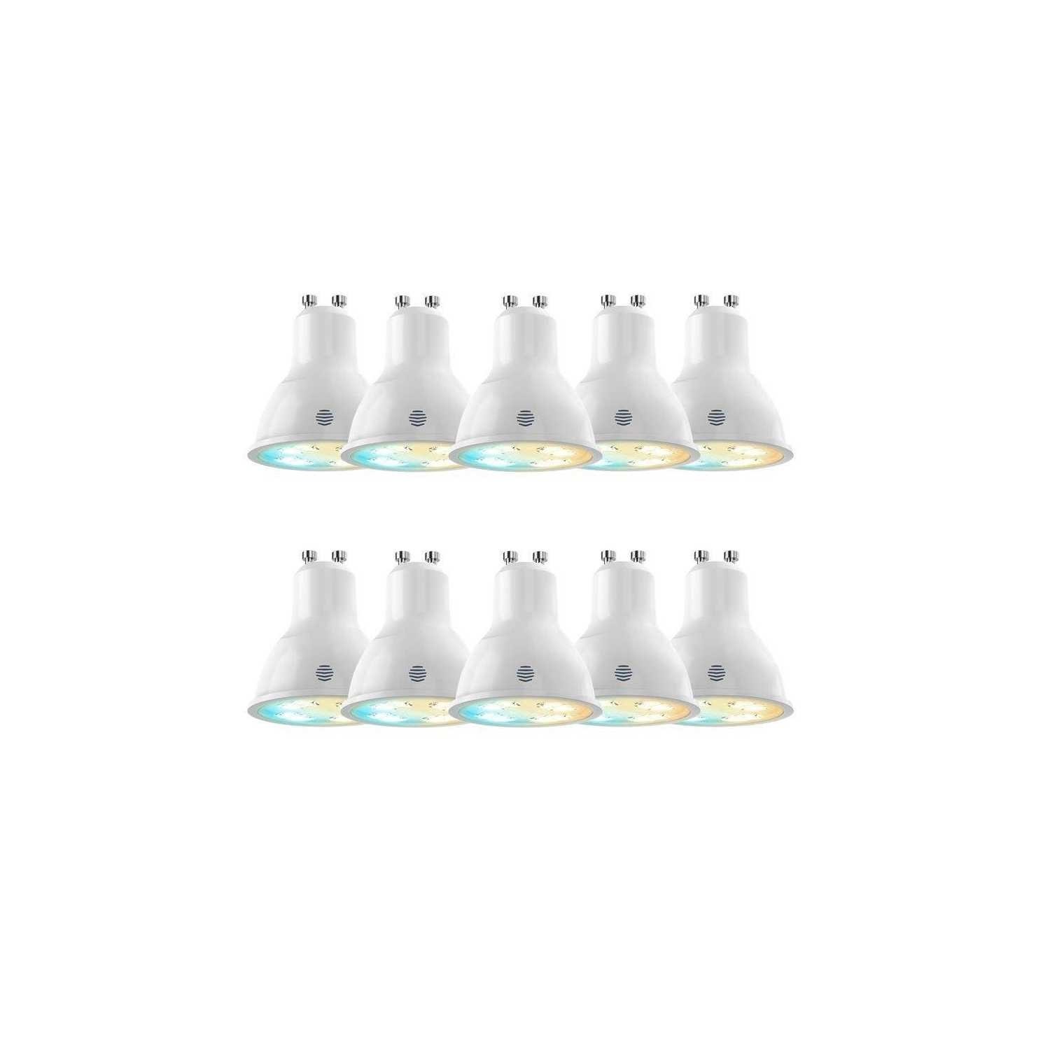 Hive Active Light Cool To Warm White Bulbs with Spotlight Ending GU10 - 10 Pack