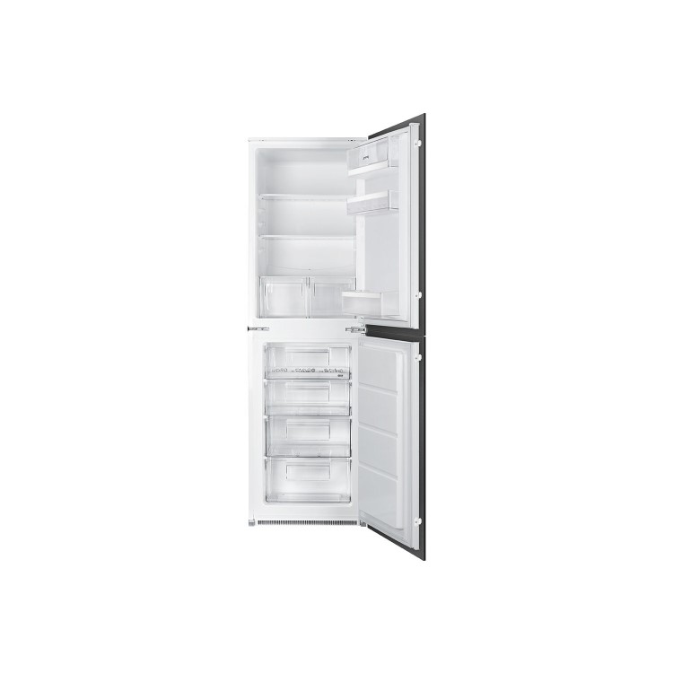 GRADE A3 - Smeg UKC3170P1 54cm Wide 50-50 Integrated Upright In-Column Fridge Freezer