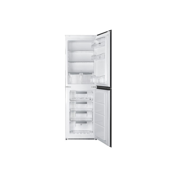 Smeg UKC7172NP 54cm Wide Frost Free 50-50 Integrated Upright In-Column Fridge Freezer - White