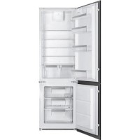Smeg UKC7280FP1 70-30 Sliding Rail Integrated In-column Fridge Freezer