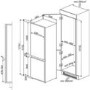 Smeg UKC7280FP1 70-30 Sliding Rail Integrated In-column Fridge Freezer