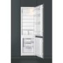 Smeg UKC7280FP 54cm Wide 70-30 Integrated Upright In-column Fridge Freezer - White