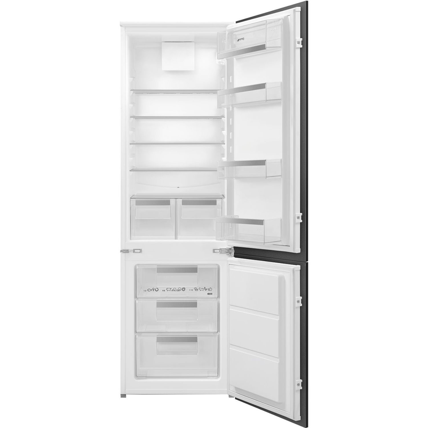Smeg 269 Litre 70/30 Integrated Fridge Freezer